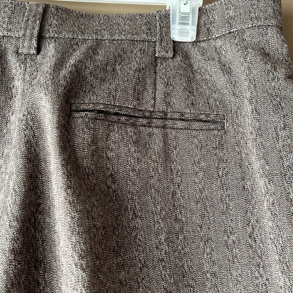 HAGGAR PETITE Brown Straight Leg Pants Size 14P - Picture 9 of 14